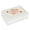 Personalised Butterfly White Jewellery Box