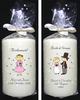Personalised Cartoon Wedding Candle