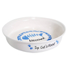 Personalised Cat Bowl - Blue