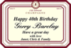 Personalised Champagne - Any Occasion