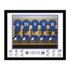 Personalised Chelsea FC Dressing Room Framed Print