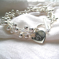 Personalised Chunky Ball Bracelet