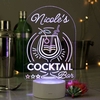 Personalised Cocktail LED Colour Changing Night Light