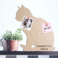 Personalised Cork Cat Pin Board