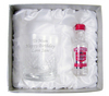 Personalised Crystal Glass & Vodka Gift Set