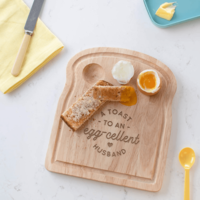 Personalised Eggcellent Partner Breakfast Egg Board