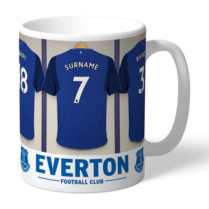 Personalised Everton Dressing Room Mug