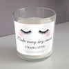 Personalised Fabulous Lashes Scented Candle