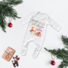 Personalised First Christmas Rudolph Babygrow