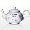 Personalised Floral Bird Tea Pot
