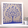 Personalised Floral Heart Family Tree