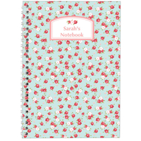 Personalised Floral Notepad