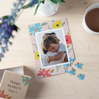 Personalised Floral Photo Puzzle
