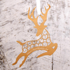 Personalised Flying Reindeer Decoration