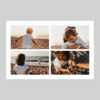 Personalised Four Photo Blanket