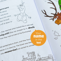 Personalised Frozen 2 Colouring Storybook