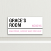 Personalised Girls Room Street Sign