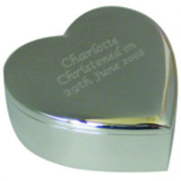 Personalised Heart Trinket Box