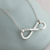 Personalised Infinity Charm Necklace