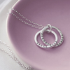 Personalised Interlinking Names Necklace