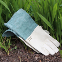 Personalised Leather Gardening Gloves