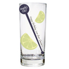 Personalised Lime & Stirrer Glass