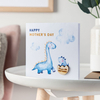 Personalised Little Dinosaur Keepsake Card