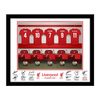 Personalised Liverpool FC Dressing Room Framed Print