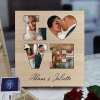 Personalised Love Photo Keepsake Box - 9 Compartments