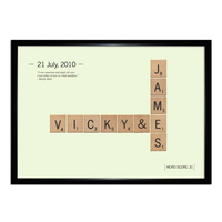 Personalised Love Tiles Poster