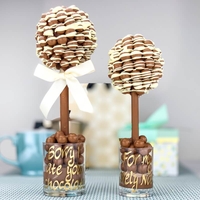 Personalised Malteser White Chocolate Drizzle Tree