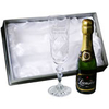 Personalised Miniature Crystal Champagne Set