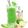 Personalised Mojito Recipe Cocktail Glass