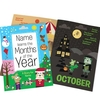 Personalised Months Of The Year Book