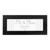 Personalised Mr & Mrs Wedding Print
