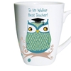 Personalised Mr Owl Teacher Latte Mug