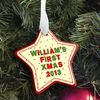 Personalised My First Christmas Decoration