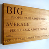 Personalised Oak Wall Art Plaque