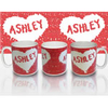 Personalised Petal Heart Mug