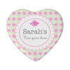 Personalised Rose Heart Coaster
