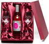 Personalised Rose Wine with Engraved Glasses