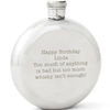Personalised Round Hip Flask