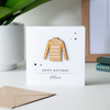 Personalised Rugby Shirt Birthday Card