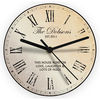 Personalised Rustic Glass Clock