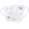 Personalised Secret Garden Latte Mug