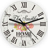 Personalised Shabby Chic Glass Clock