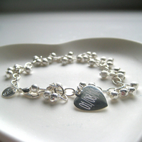 Personalised Shimmer Ball Bracelet
