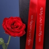 Personalised Single Red Rose Gift Box