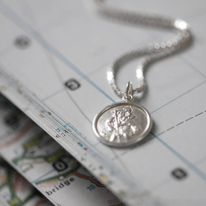 Personalised St Christopher Necklace