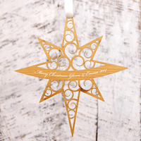 Personalised Star Christmas Decoration